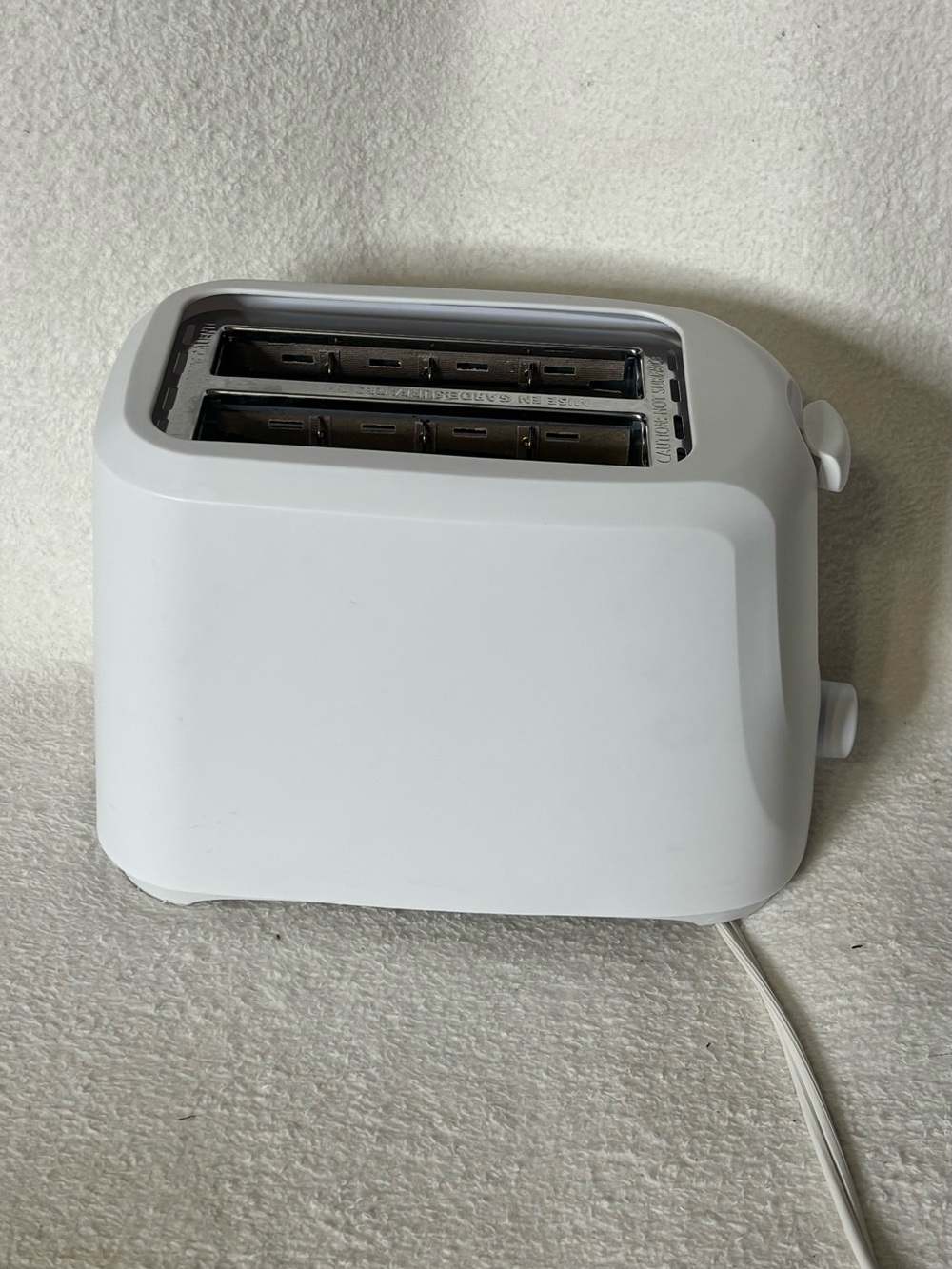 White 2-Slice Toaster - Sleek White Finish